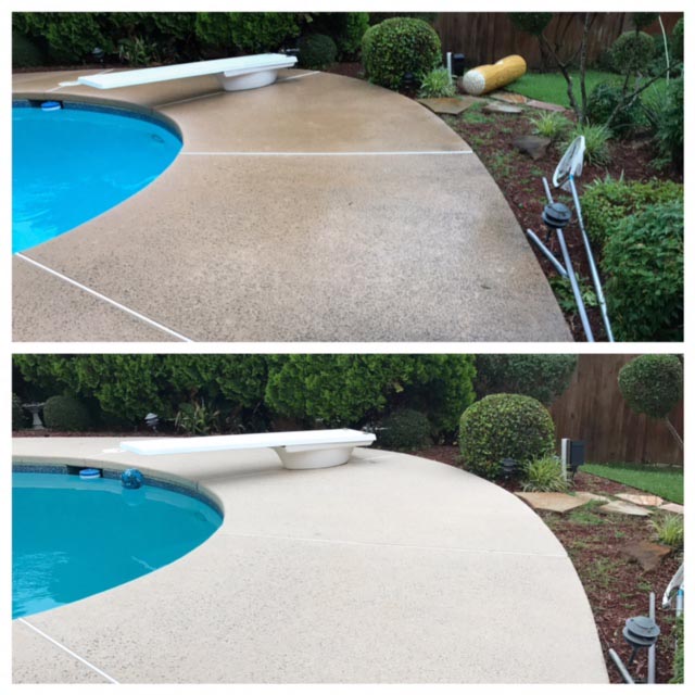 Professional Pool Deck Pressure Washing DFW Pressure Works